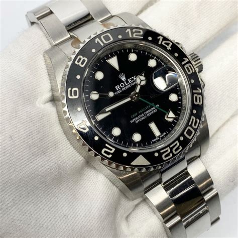 rolex gmt master ii used black|rolex gmt master price.